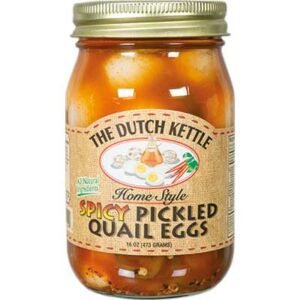 Spicy Pickled Quail Eggs