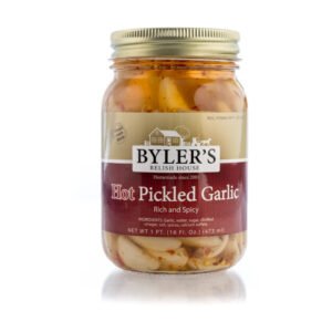 Hot Pickled Garlic