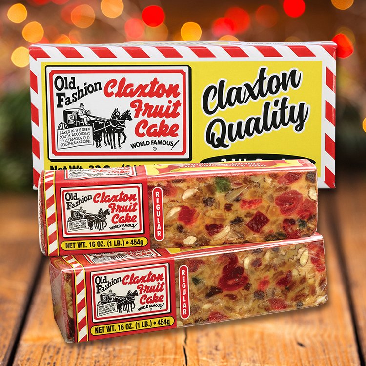 2-1 Lb. Claxton Fruit Cake