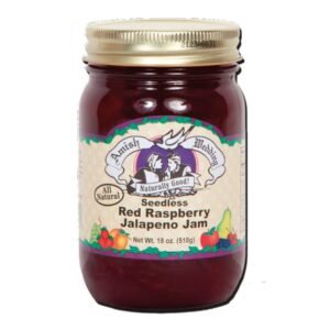 Seedless Red Raspberry Jalapeño Jam